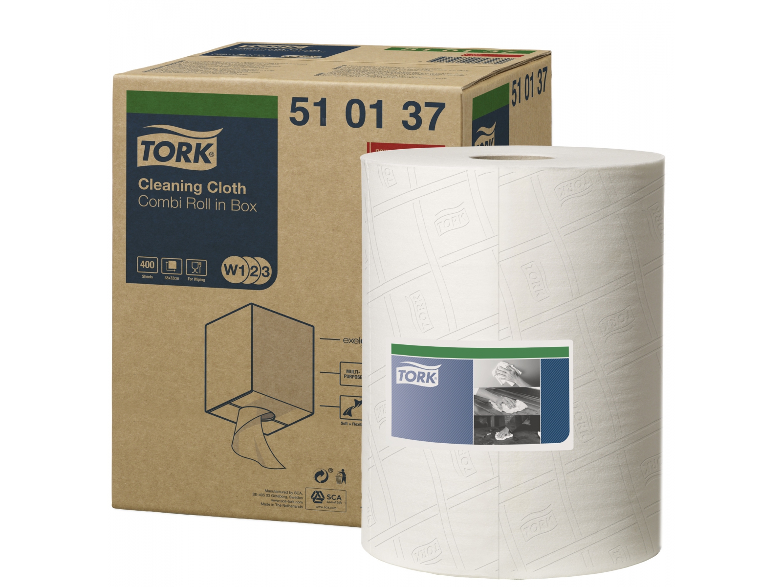 Czyściwo TORK 510137 Wielozadaniowe 152mb White